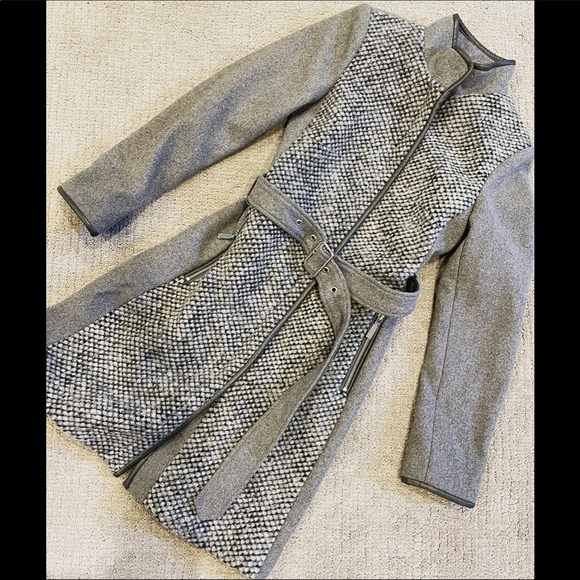 Vince Camuto Textured Contemporary Trench Coat - Picture 1 of 3